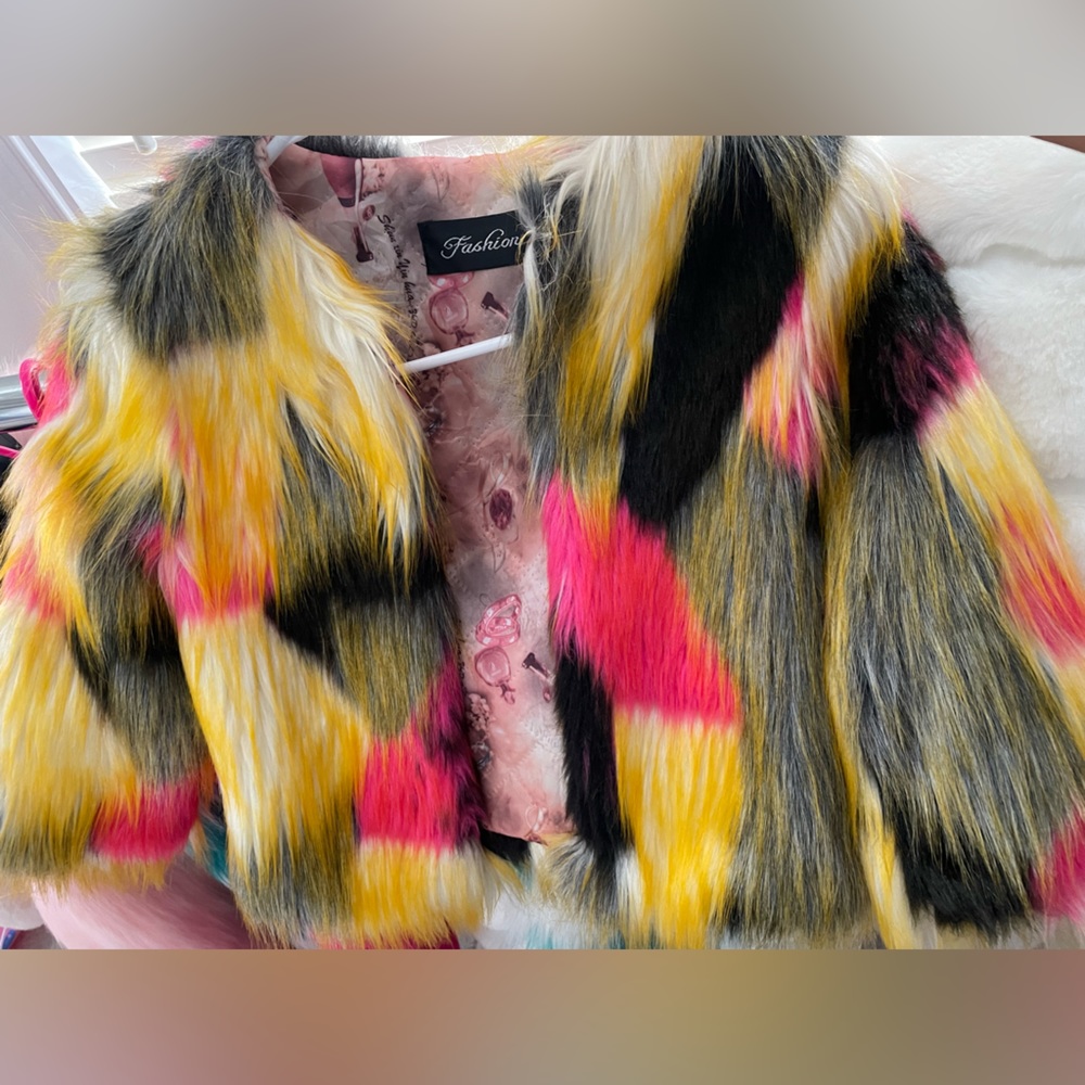 Toddlers Faux Fur Jacket/Coat